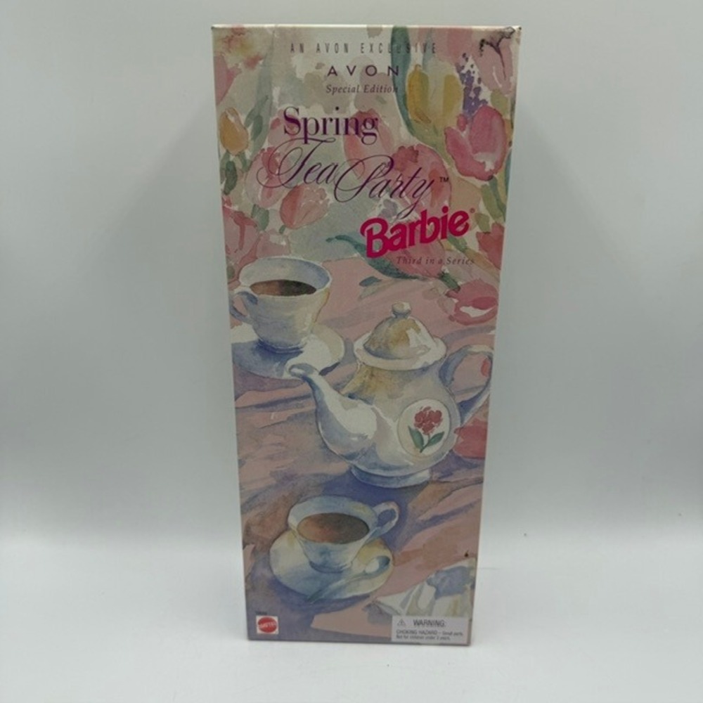 Avon Spring Tea Party Barbie Doll Special Edition 1997 Mattel 18656 Third Series - Picture 4 of 8
